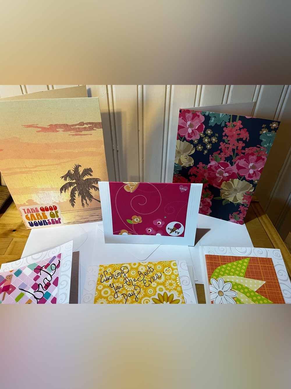 10 Hand crafted Cards - Picture 5 of 7